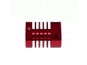 Heatsink MK10 E3D V6 / CR8 / CR10 Rood